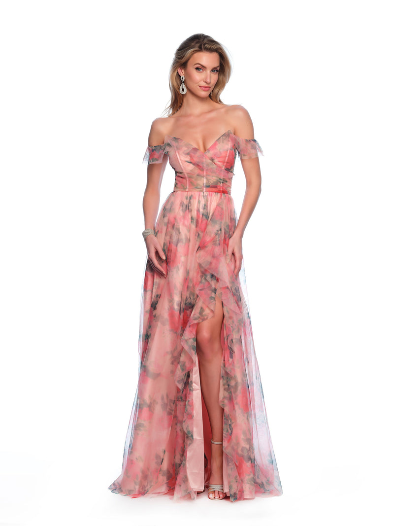 Dave & Johnny 12076_CORAL_PRINT_FRONT