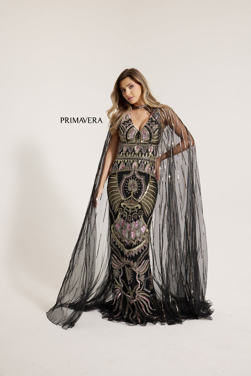 Primavera Couture 12177_BLACK_MULTI_STUDIO