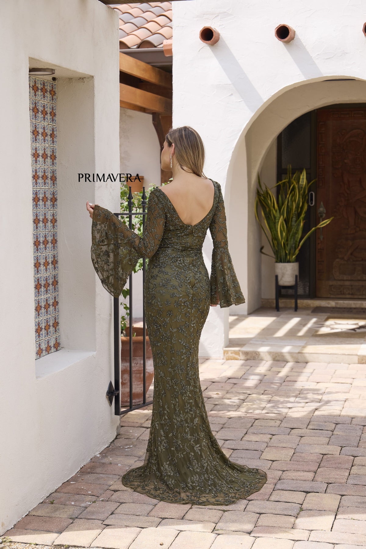 Primavera Couture 12185_OLIVE_BACK