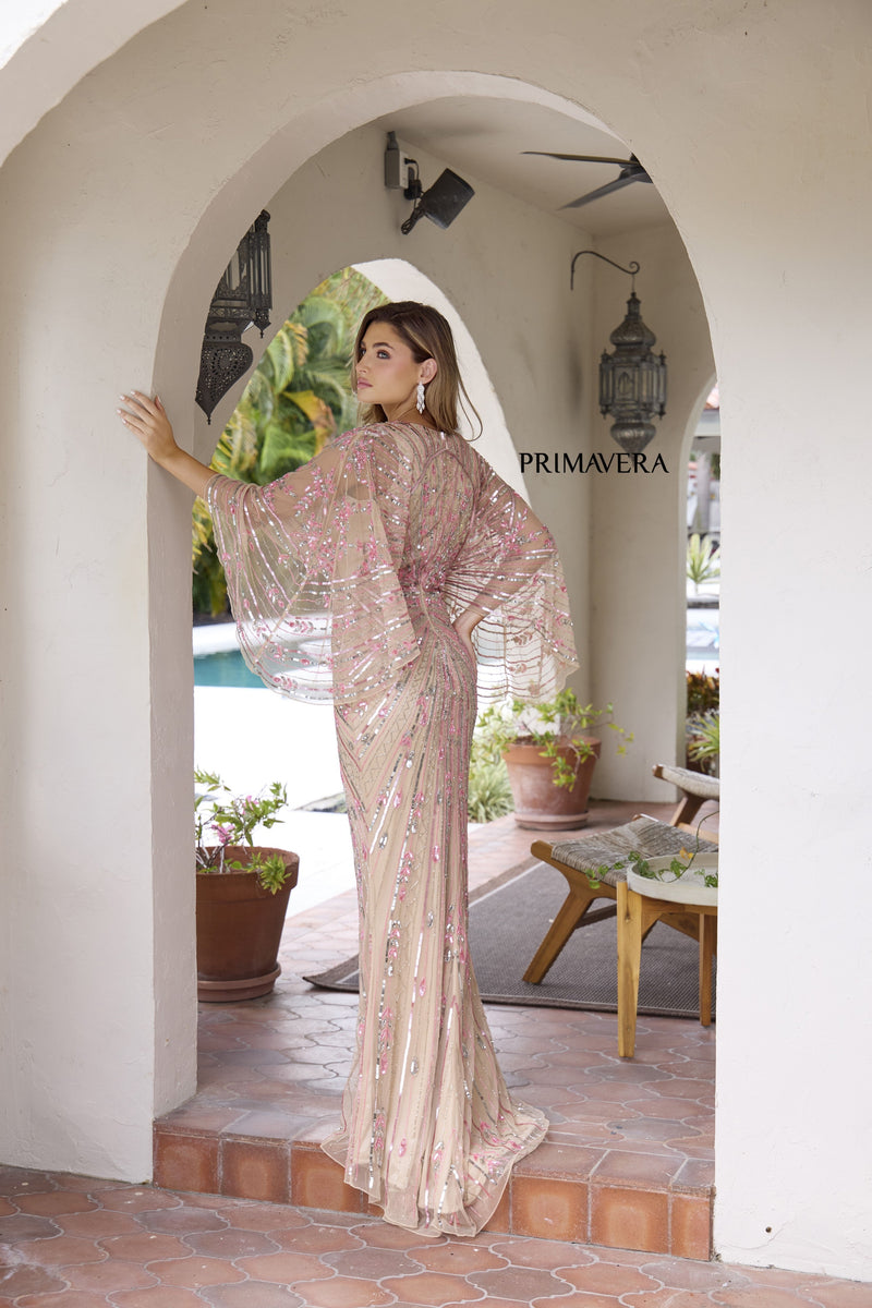 Primavera Couture 12189_NUDE_SILVER_BACK