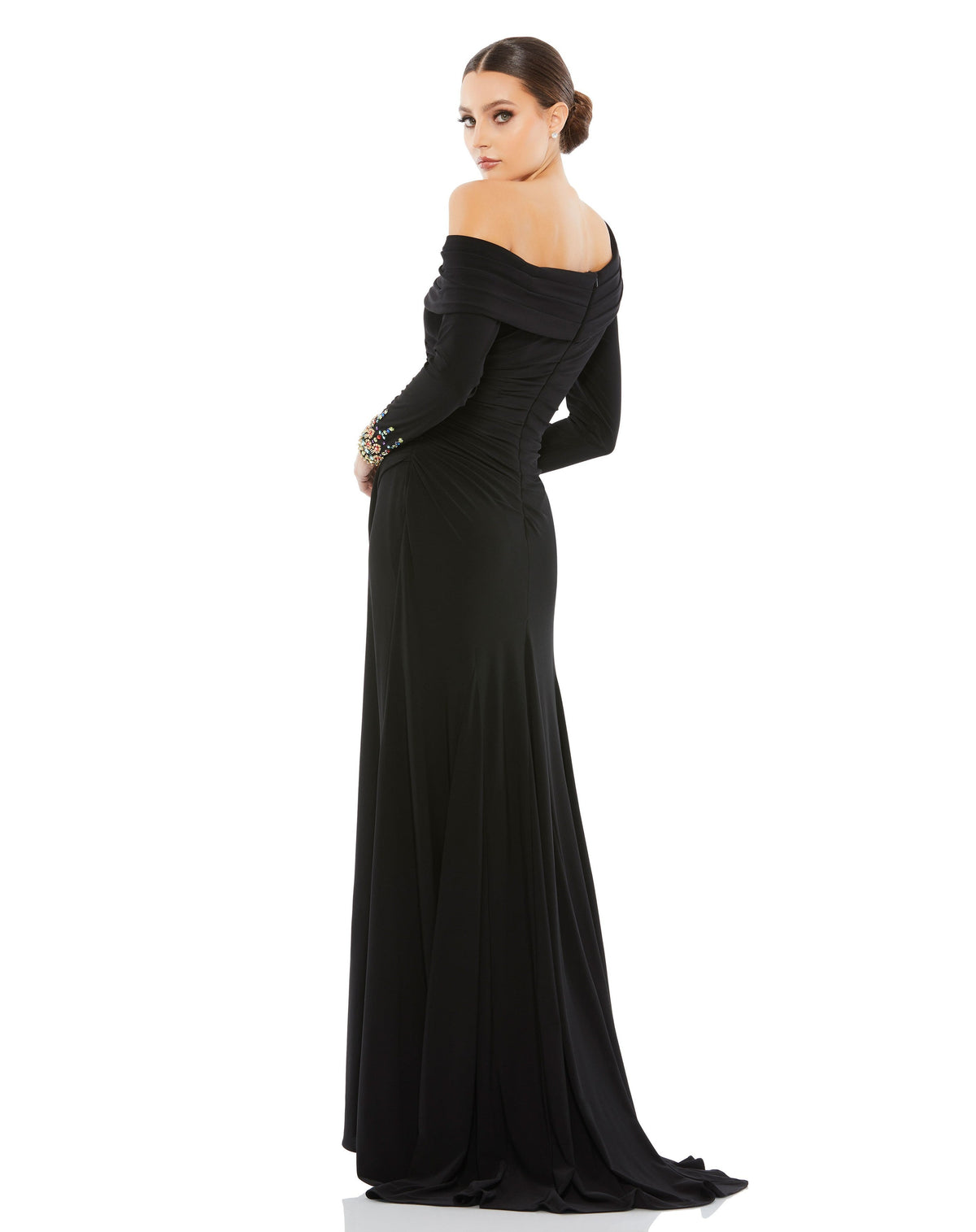 Mac Duggal 12231-BlackMulti-BK