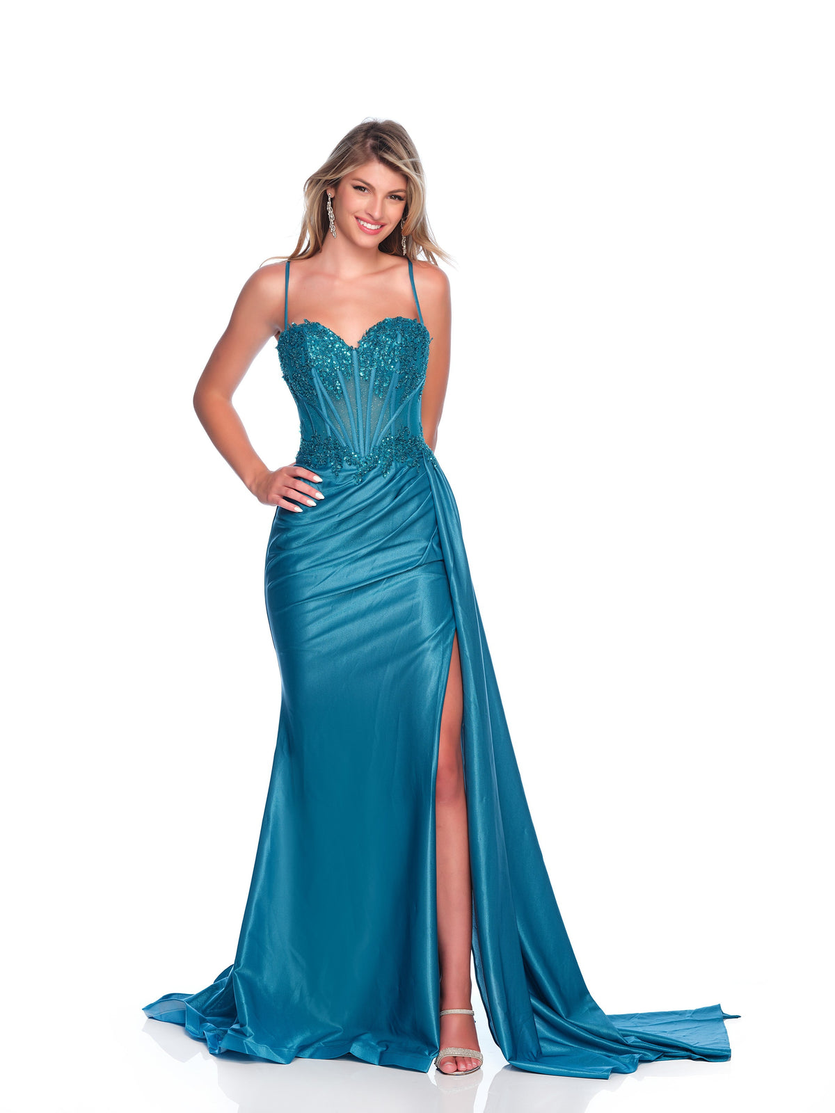 Dave & Johnny 12247_TEAL_FRONT