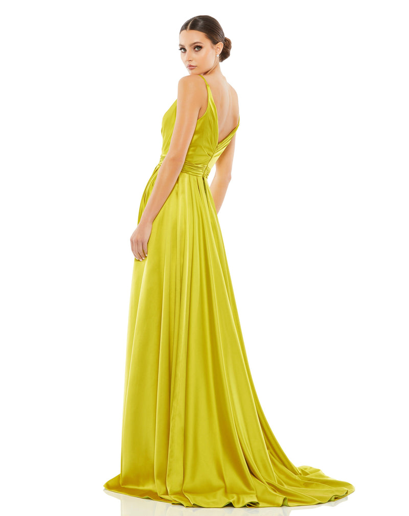 Mac Duggal 12443-Chartreuse-BK