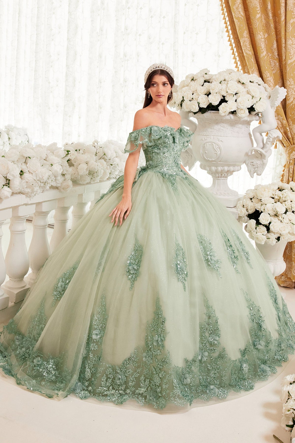 Ladivine by Cinderella Divine 15701_SAGE_FRONT