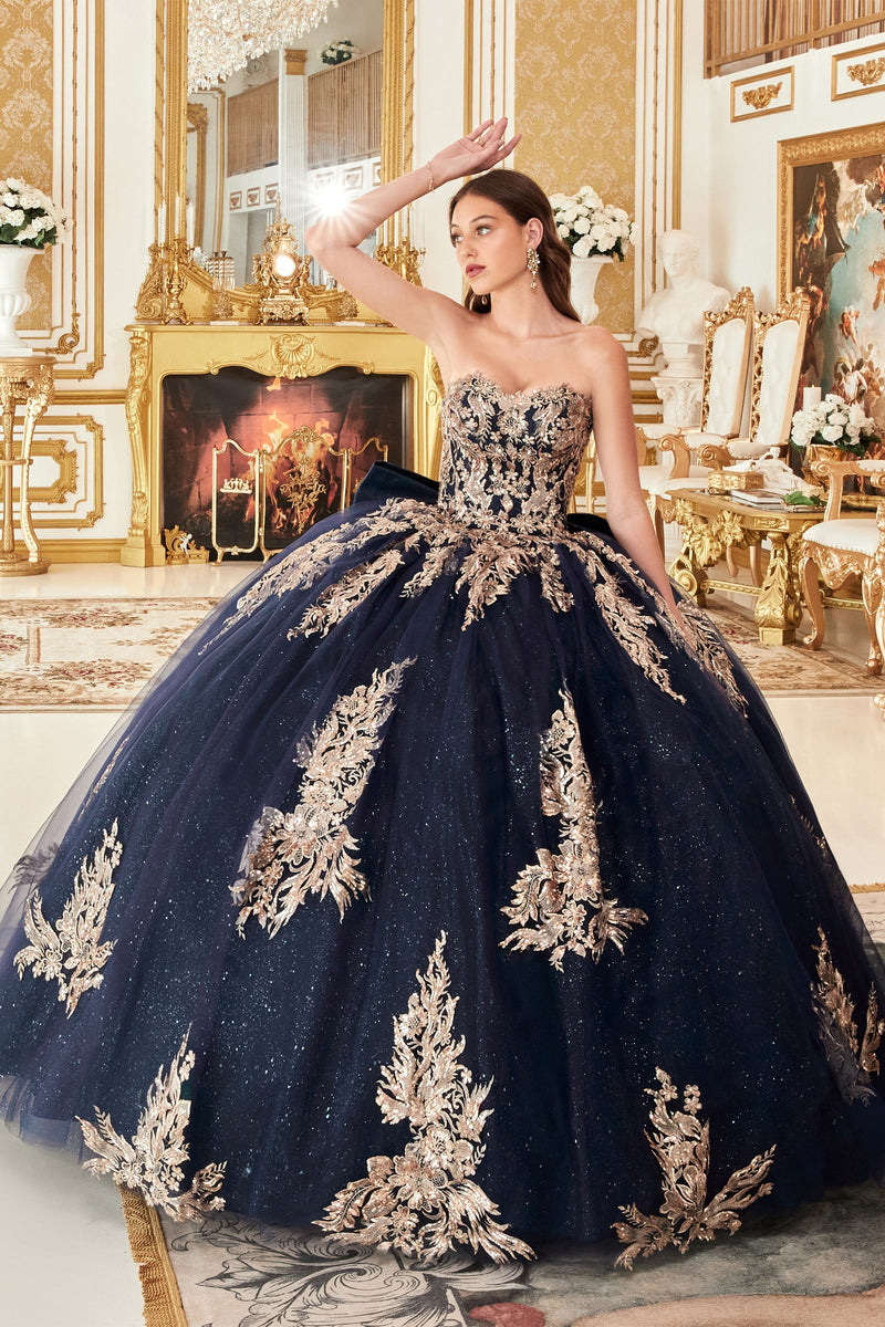 Ladivine by Cinderella Divine 15715_navygold