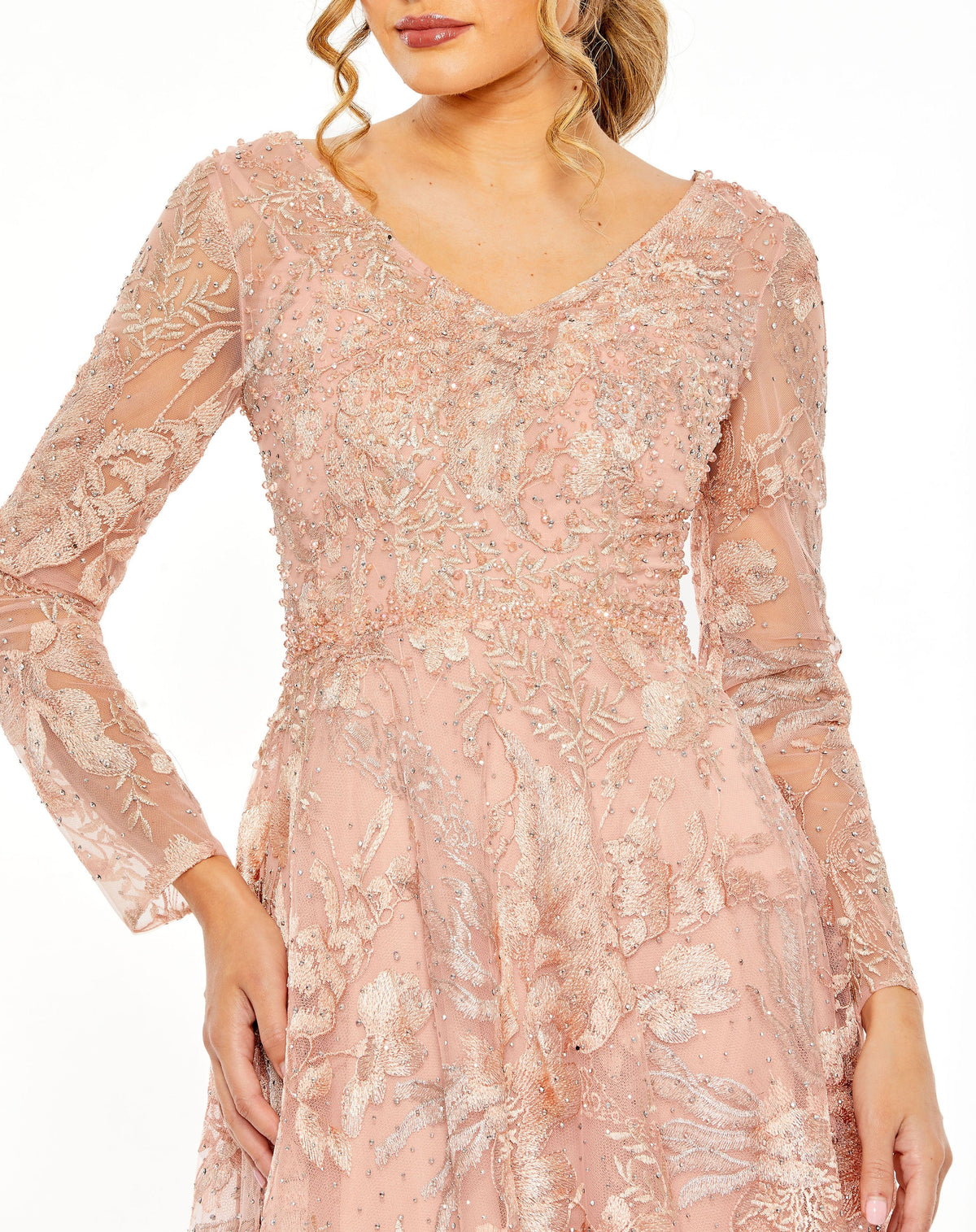 Mac Duggal 20214-DustyRose-CL