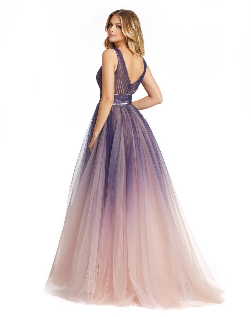 Mac Duggal 20221-IndigoOmbre-BK