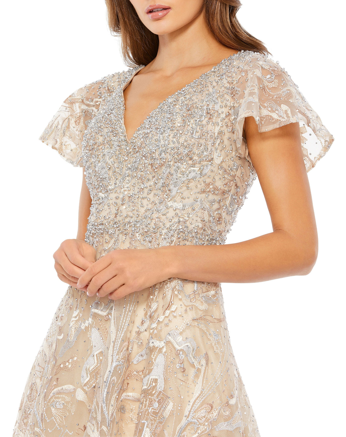 Mac Duggal 20301-ChampagneGold-CL
