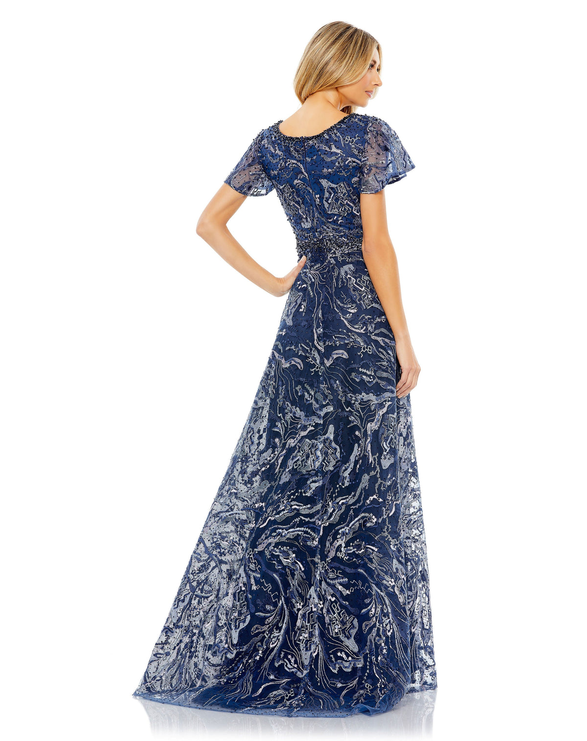 Mac Duggal 20301-Navy-BK