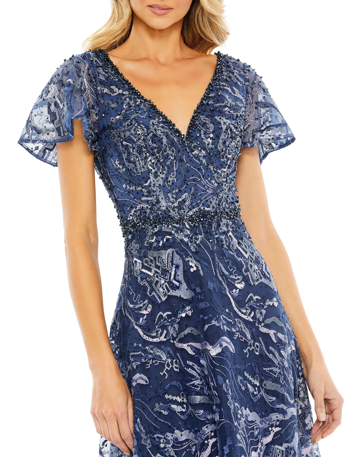 Mac Duggal 20301-Navy-CL