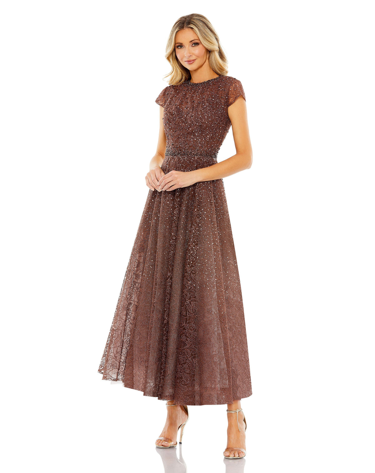 Mac Duggal 20371-Chocolate-AB