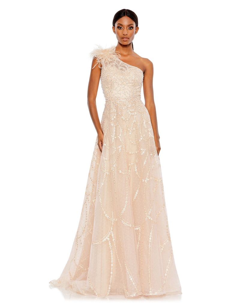 Mac Duggal 20389-Peach-AB