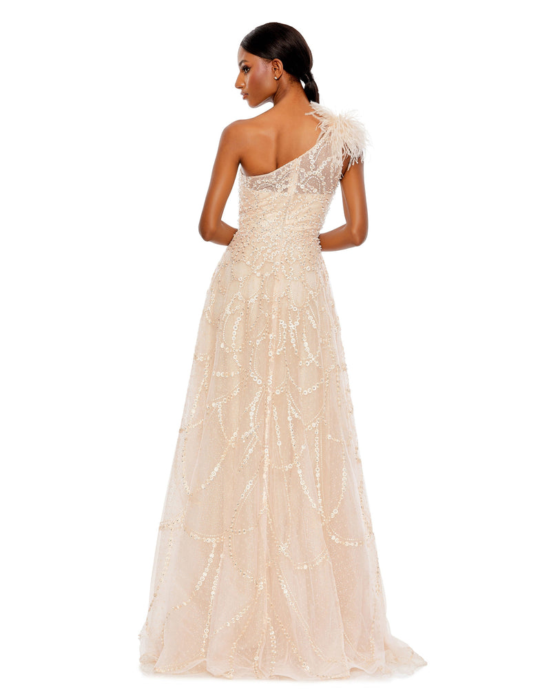 Mac Duggal 20389-Peach-BK