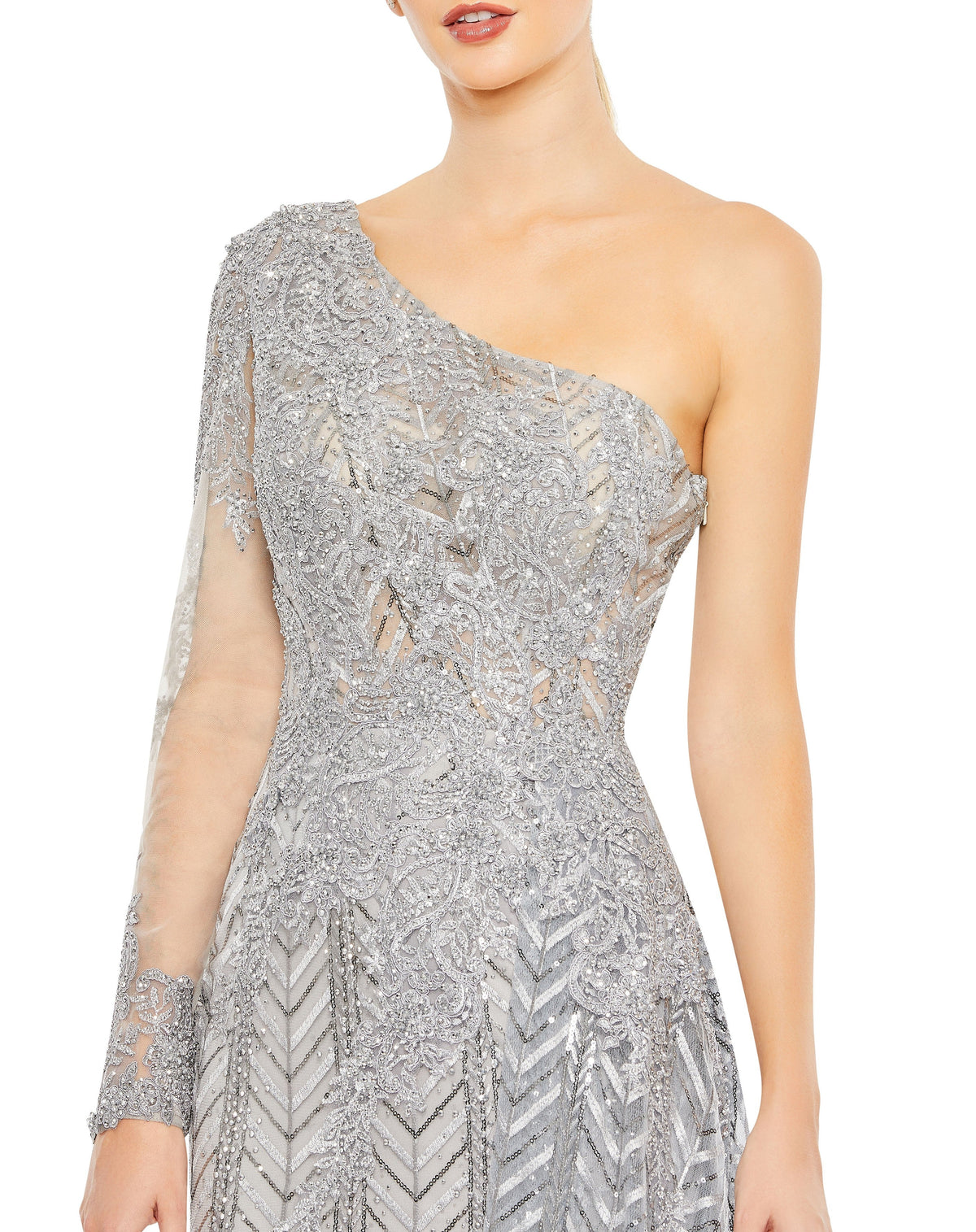Mac Duggal 20401-Platinum-CL
