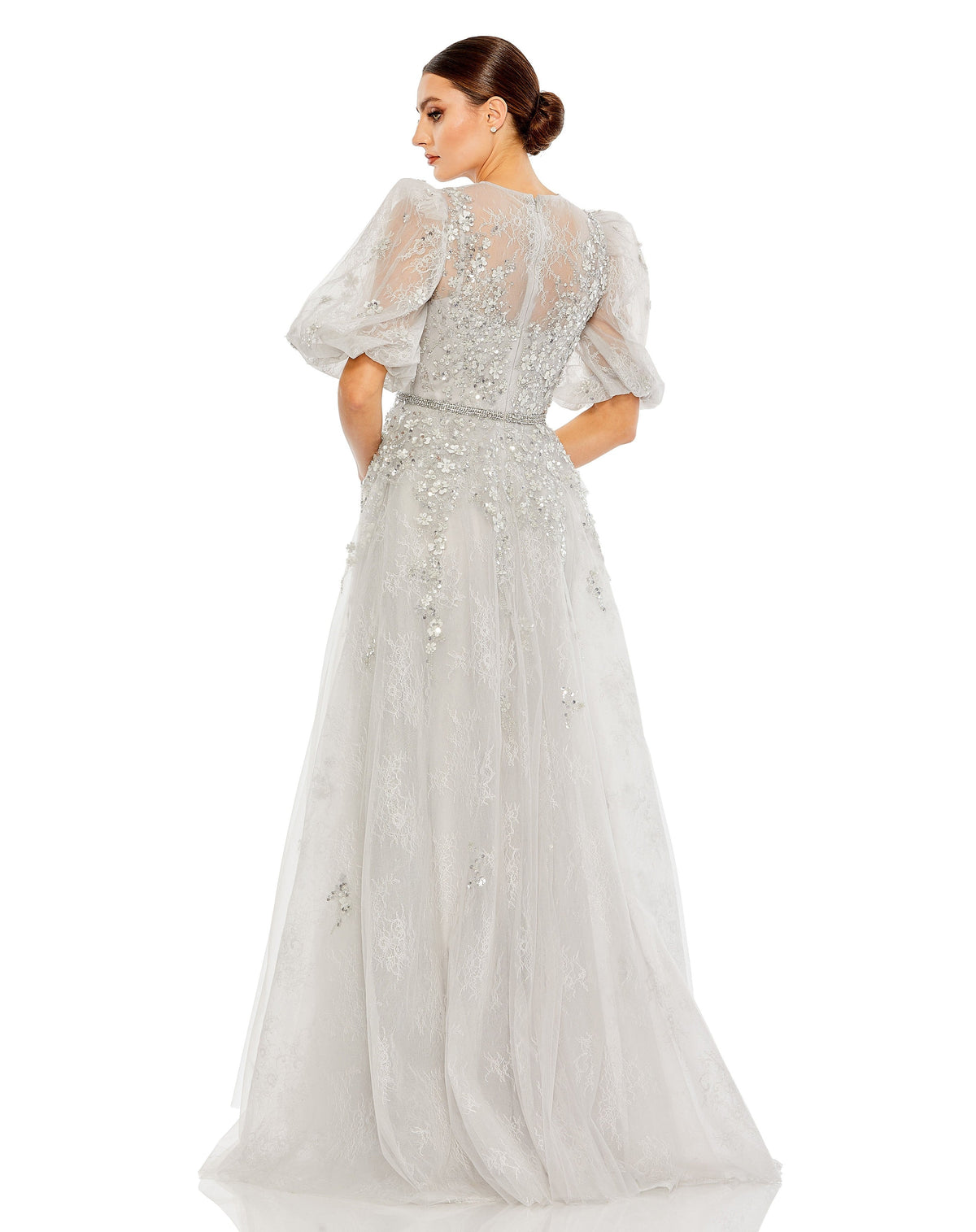 Mac Duggal 20445-Platinum-BK