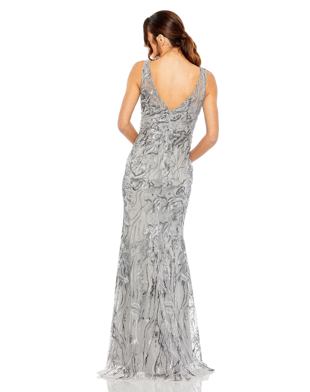 Mac Duggal 20484-Charcoal-BK