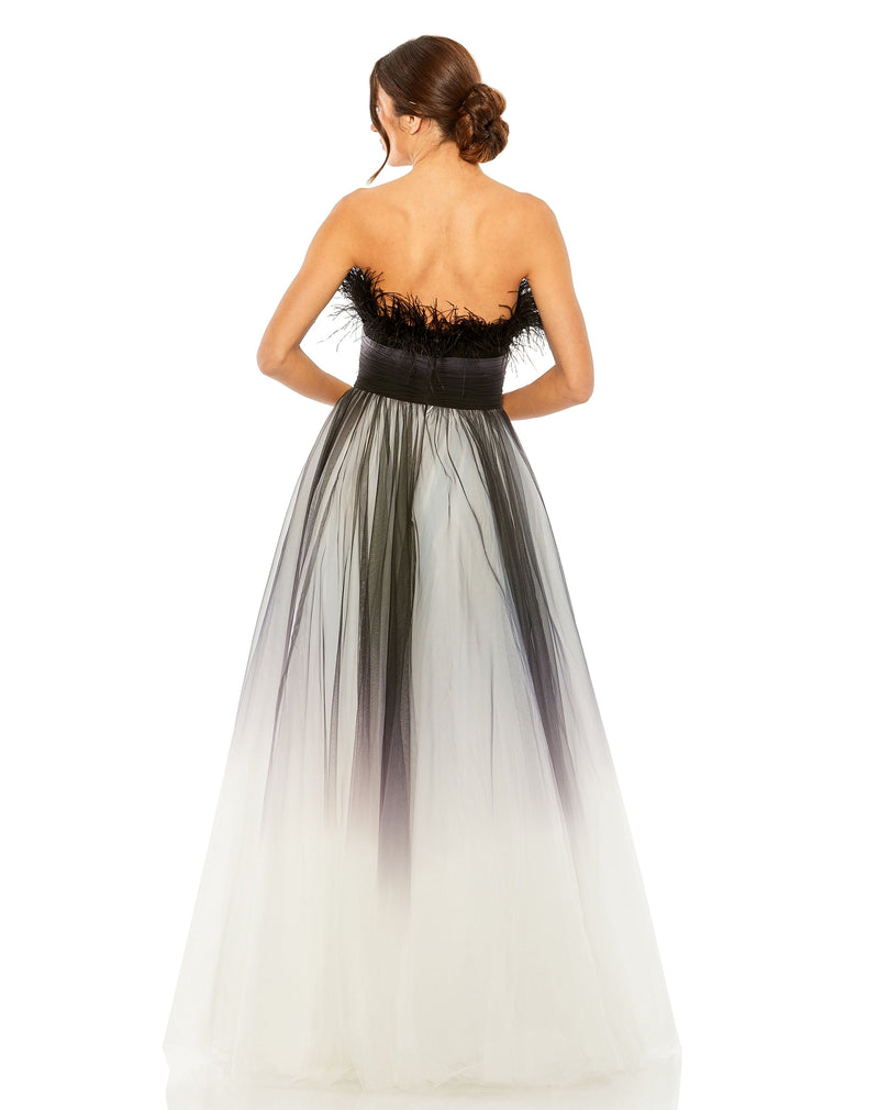Mac Duggal 20557-OmbreBlack-BK