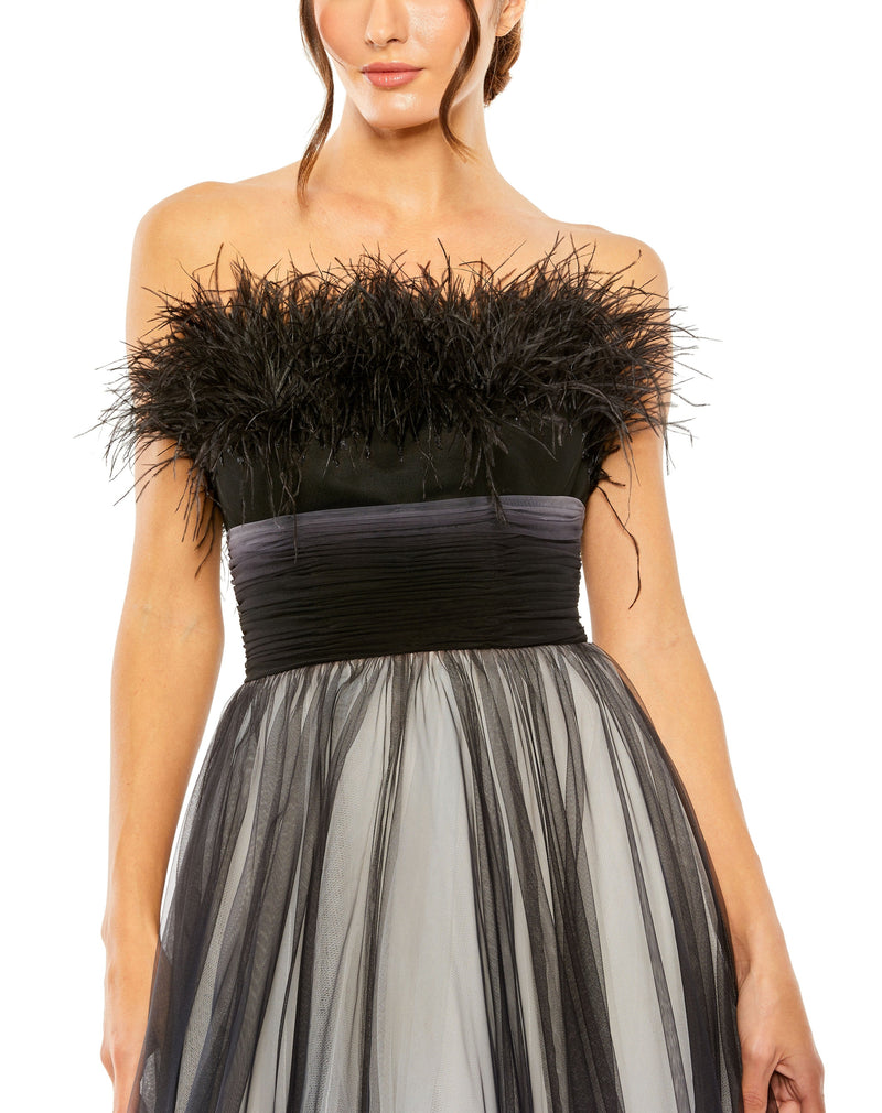 Mac Duggal 20557-OmbreBlack-CL