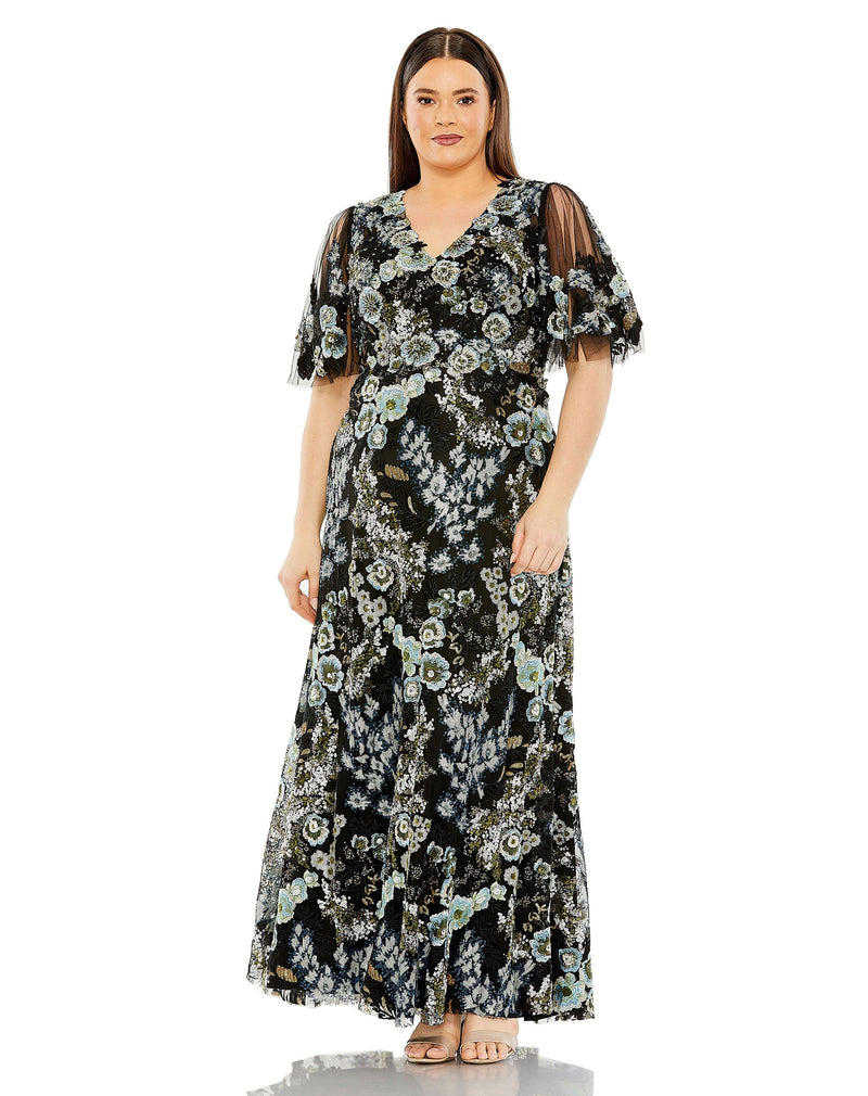 Mac Duggal 20630-BlackMulti-AB