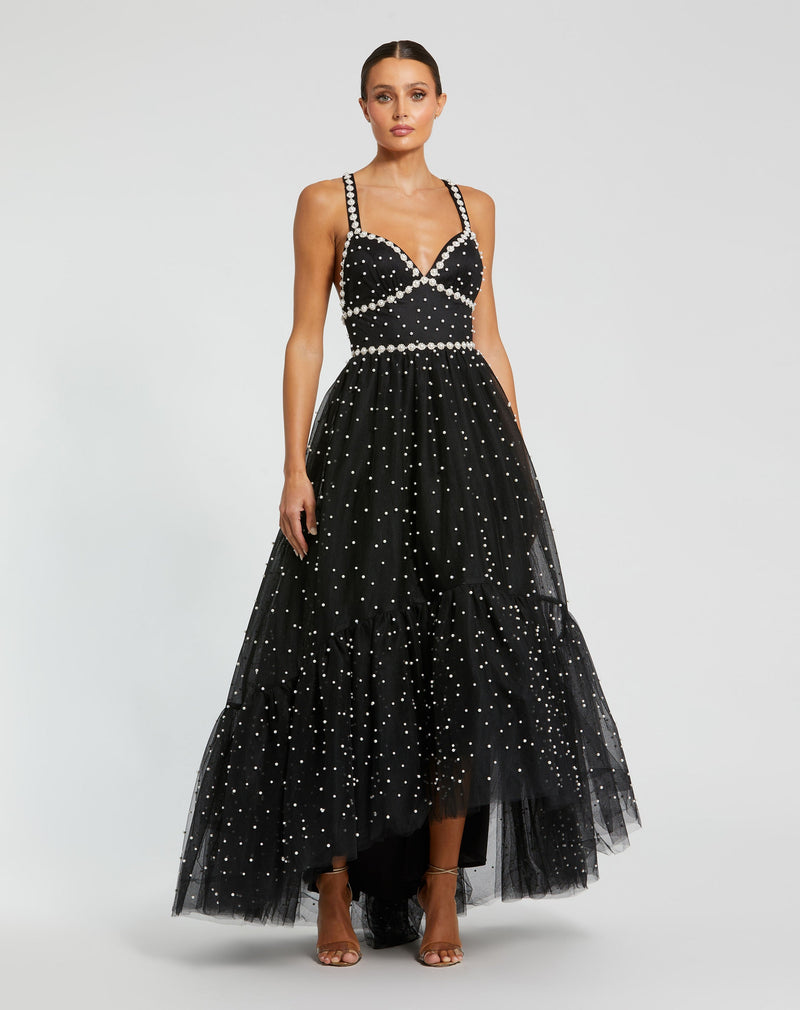 Mac Duggal 20747-BlackIvory-AB