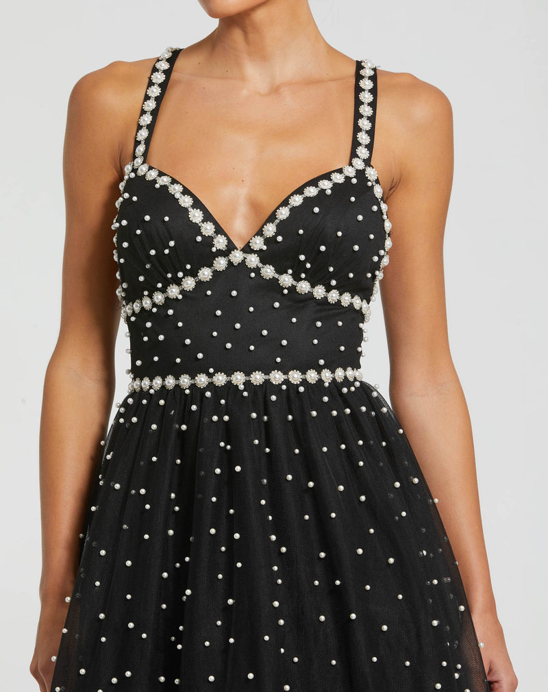 Mac Duggal 20747-BlackIvory-CL