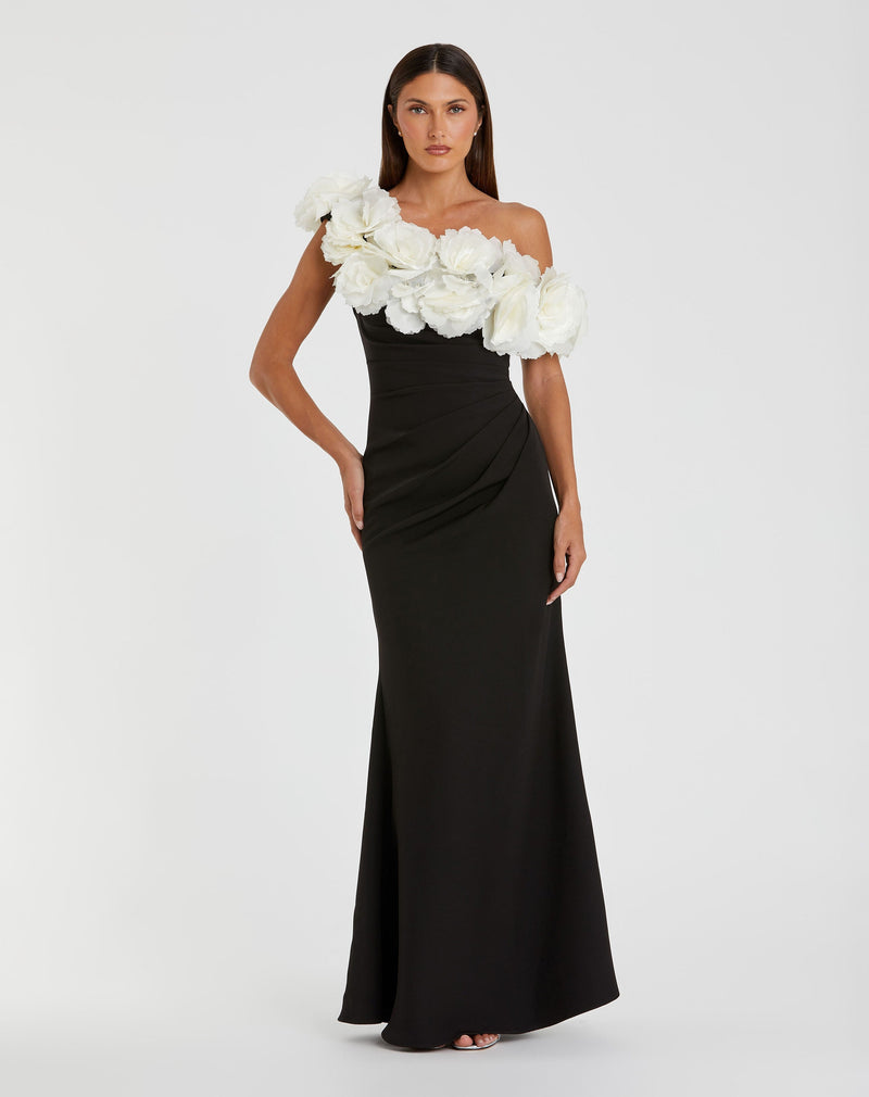 Mac Duggal 21079-BlackCream-AB