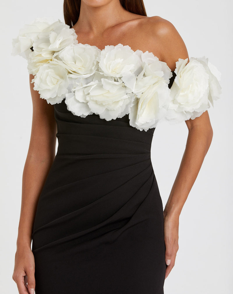 Mac Duggal 21079-BlackCream-CL
