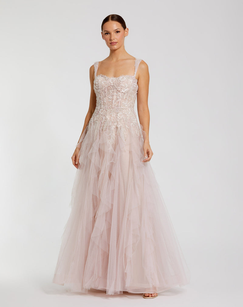 Mac Duggal 21095-PorcelainMulti-AB