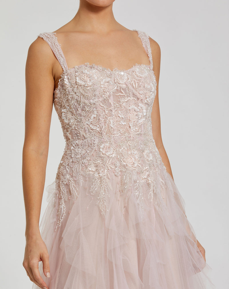 Mac Duggal 21095-PorcelainMulti-CL