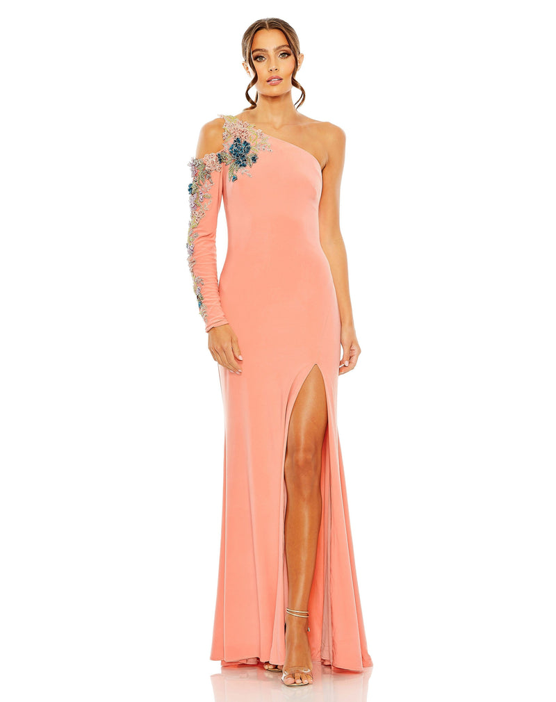 Mac Duggal 2204-PeachMulti-AB