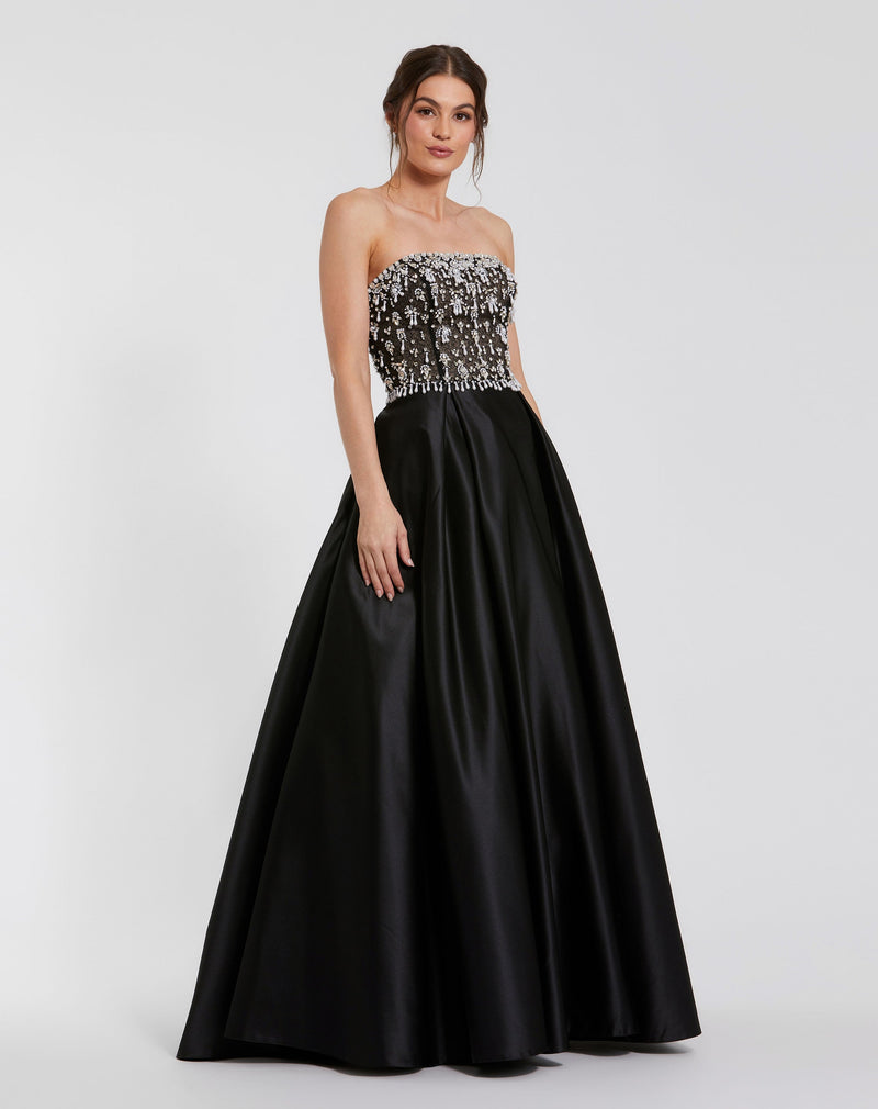 Mac Duggal 2225-BlackIvory-AB