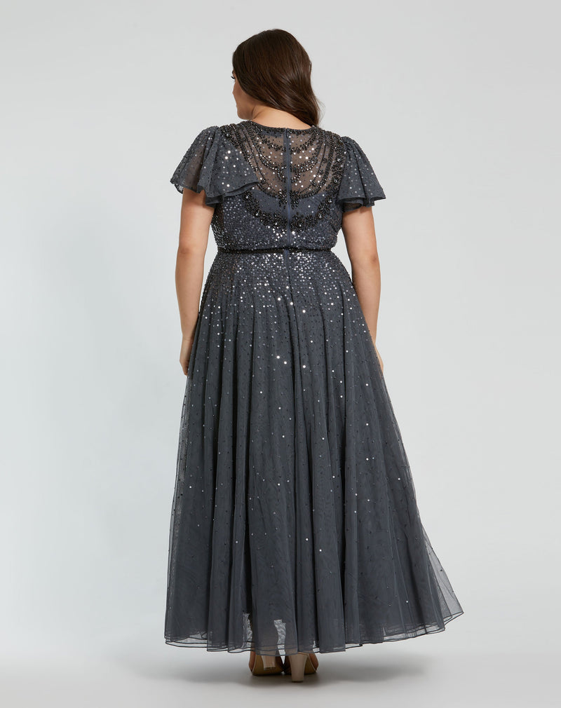 Mac Duggal 24025-Charcoal-BK