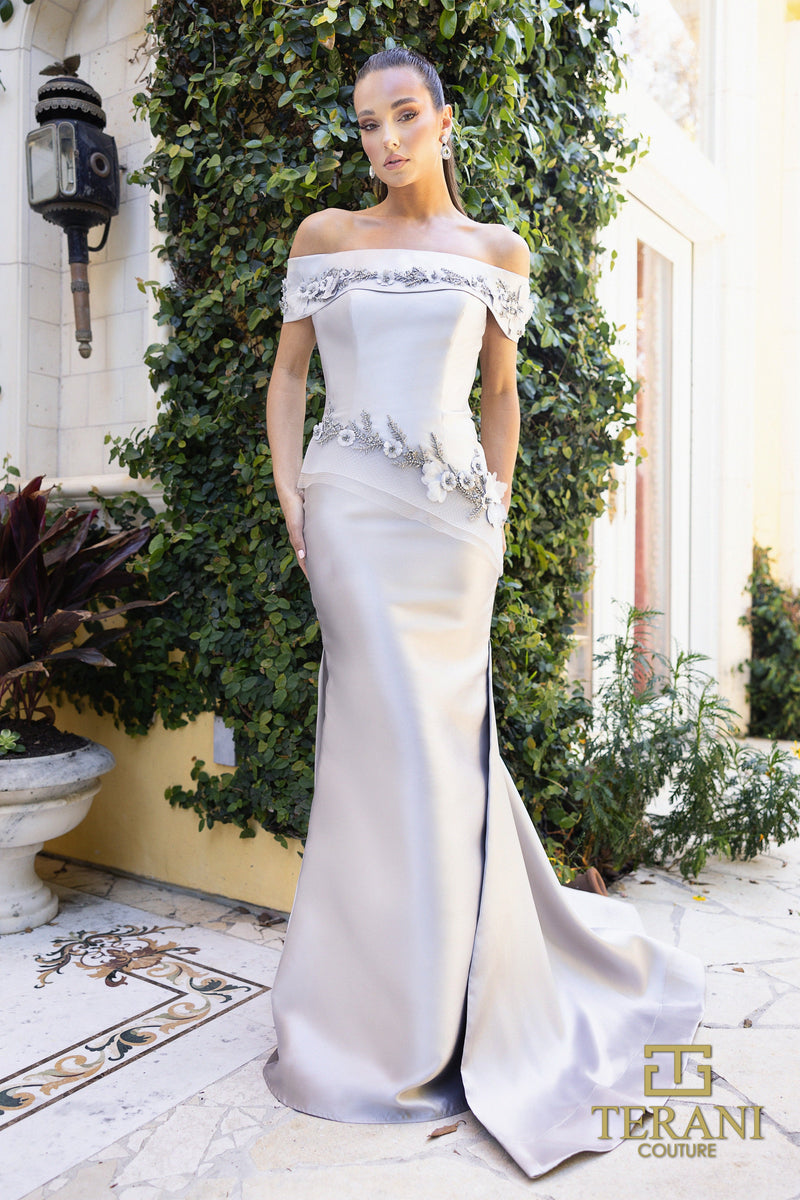 Terani 242M3356_SILVER_TAUPE_FRONT