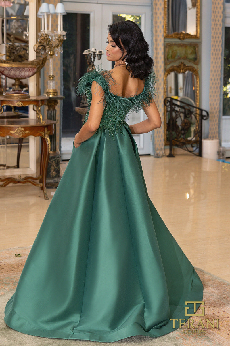 Terani 242M3357_EMERALD_BACK