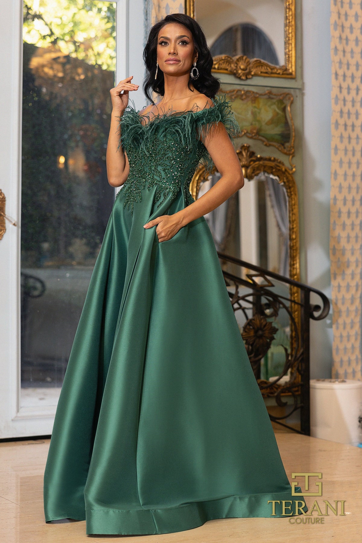 Terani 242M3357_EMERALD_FRONT