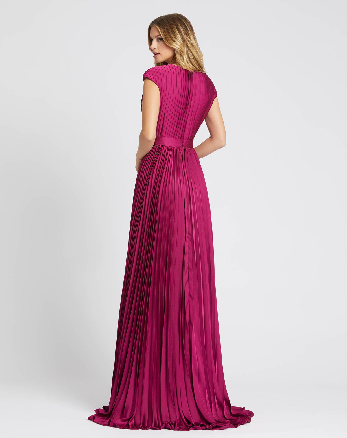 Mac Duggal 26285-Raspberry-BK