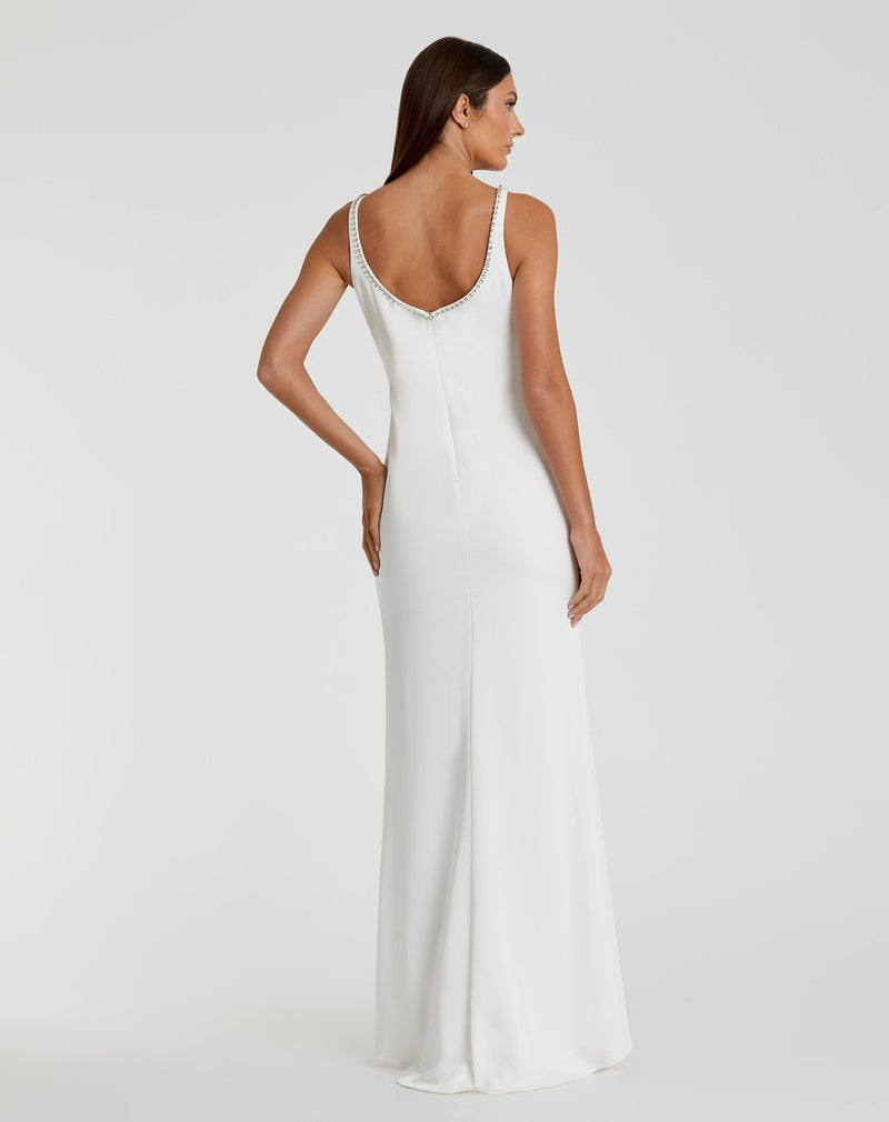 Mac Duggal 26583-White-BK