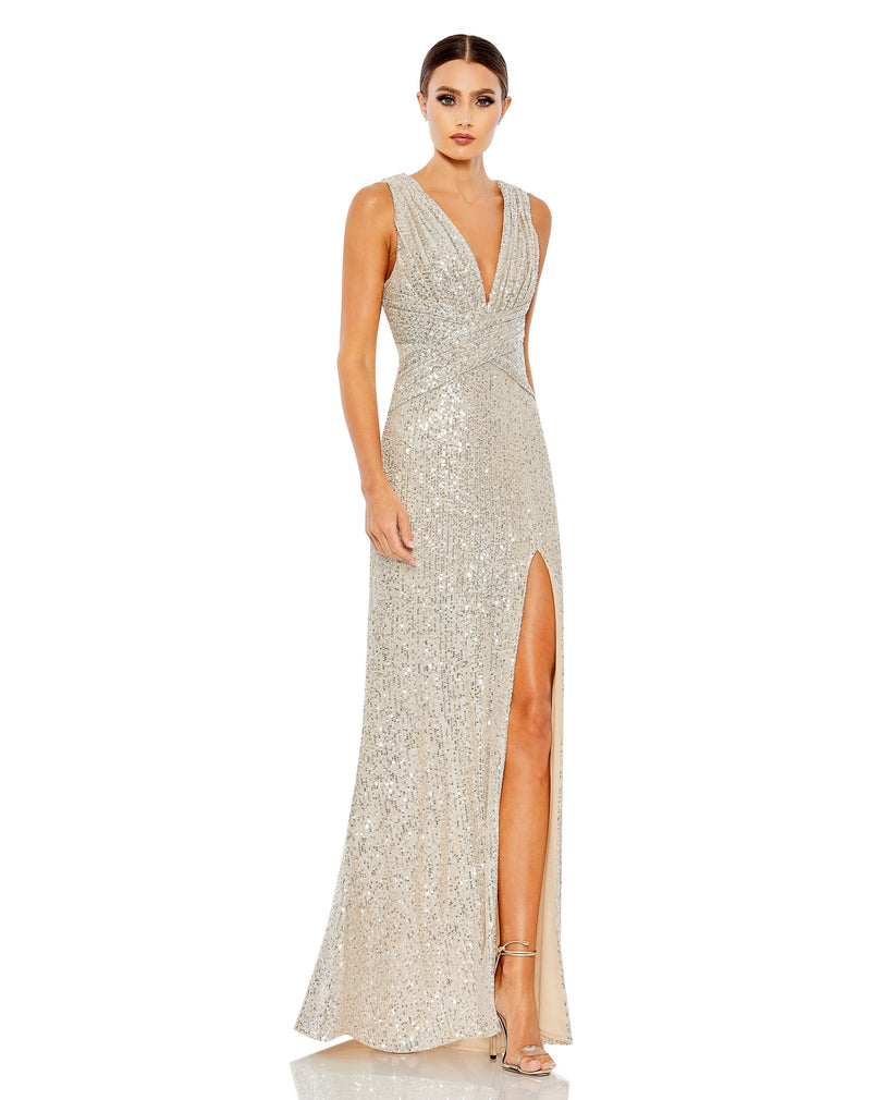 Mac Duggal 26598-Nude-AB