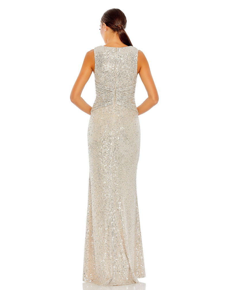 Mac Duggal 26598-Nude-BK