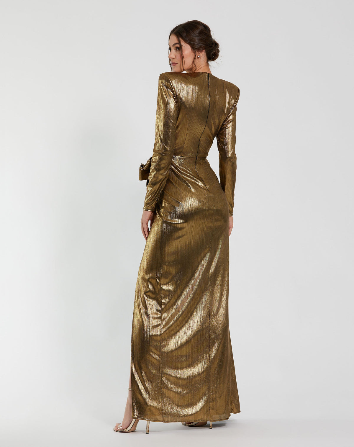 Mac Duggal 27206-AntiqueGold-BK