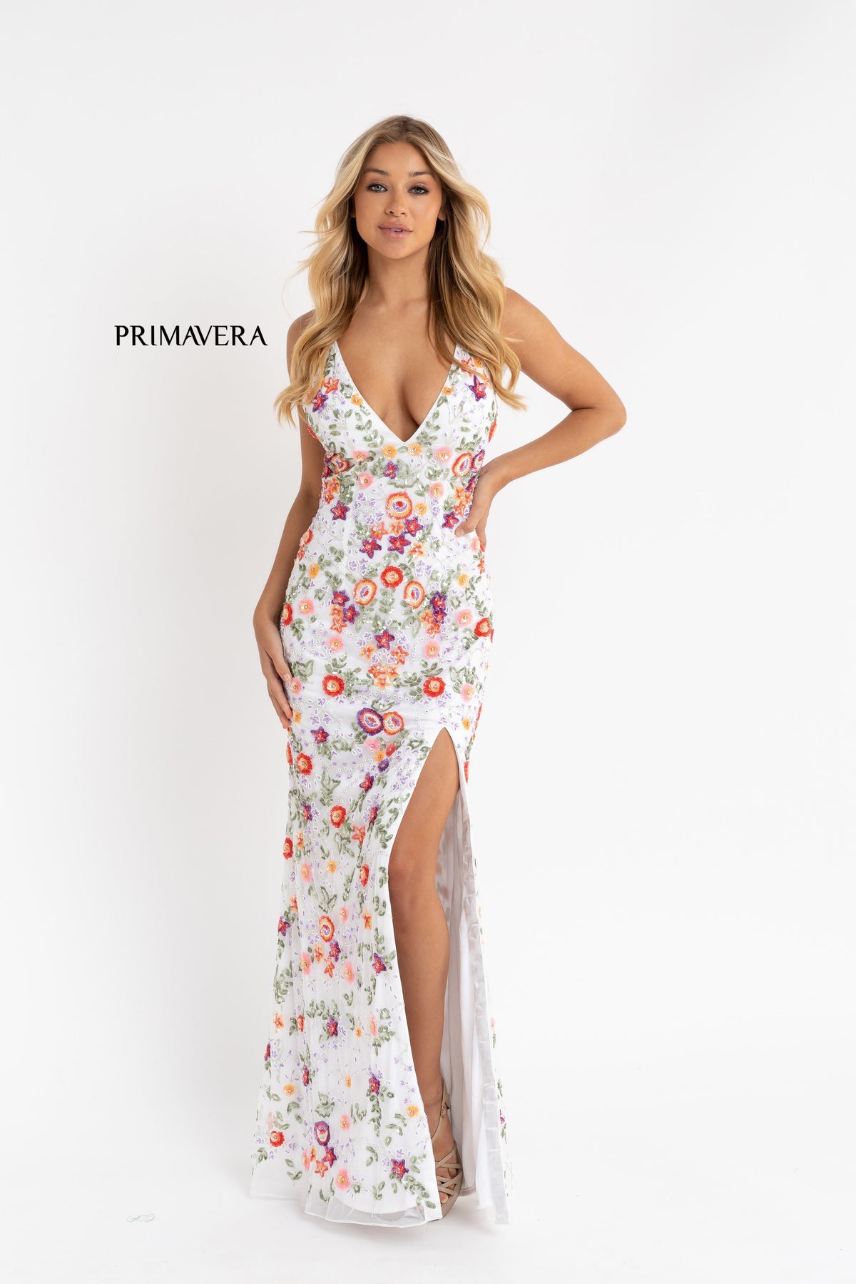Primavera Couture 3073_IVORY_MULTI_1