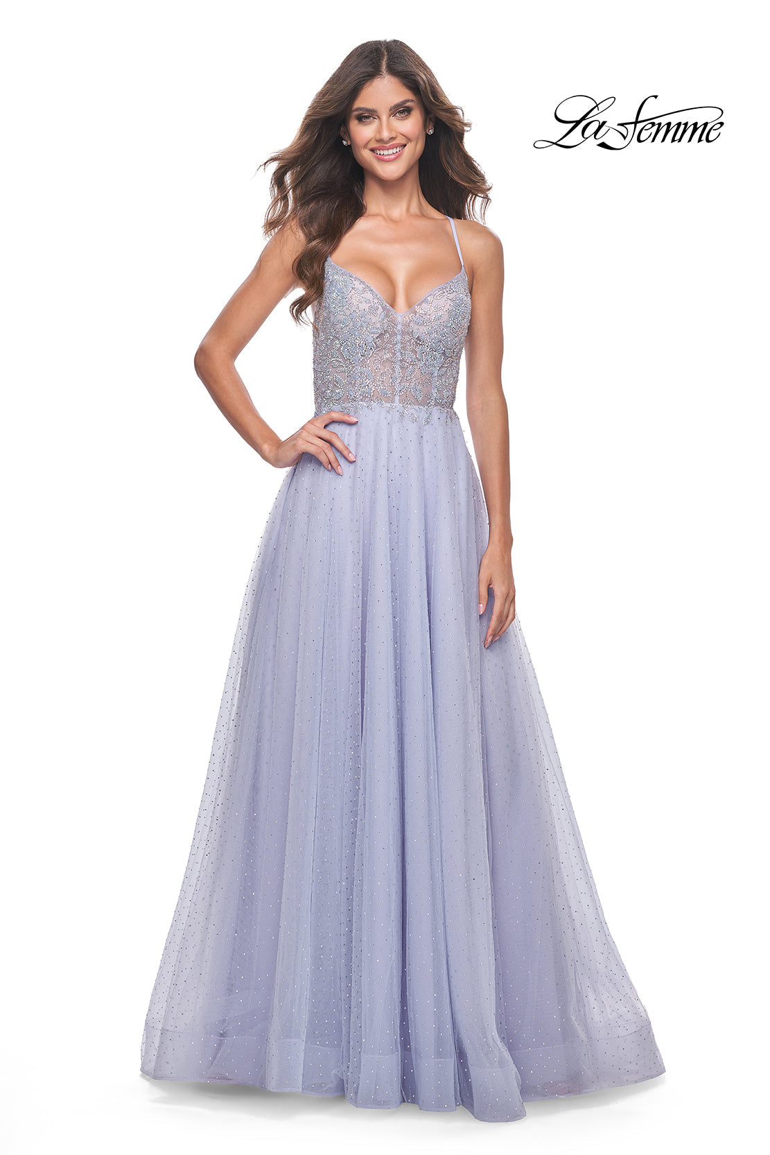 La Femme 32020_LightPeriwinkle_F2