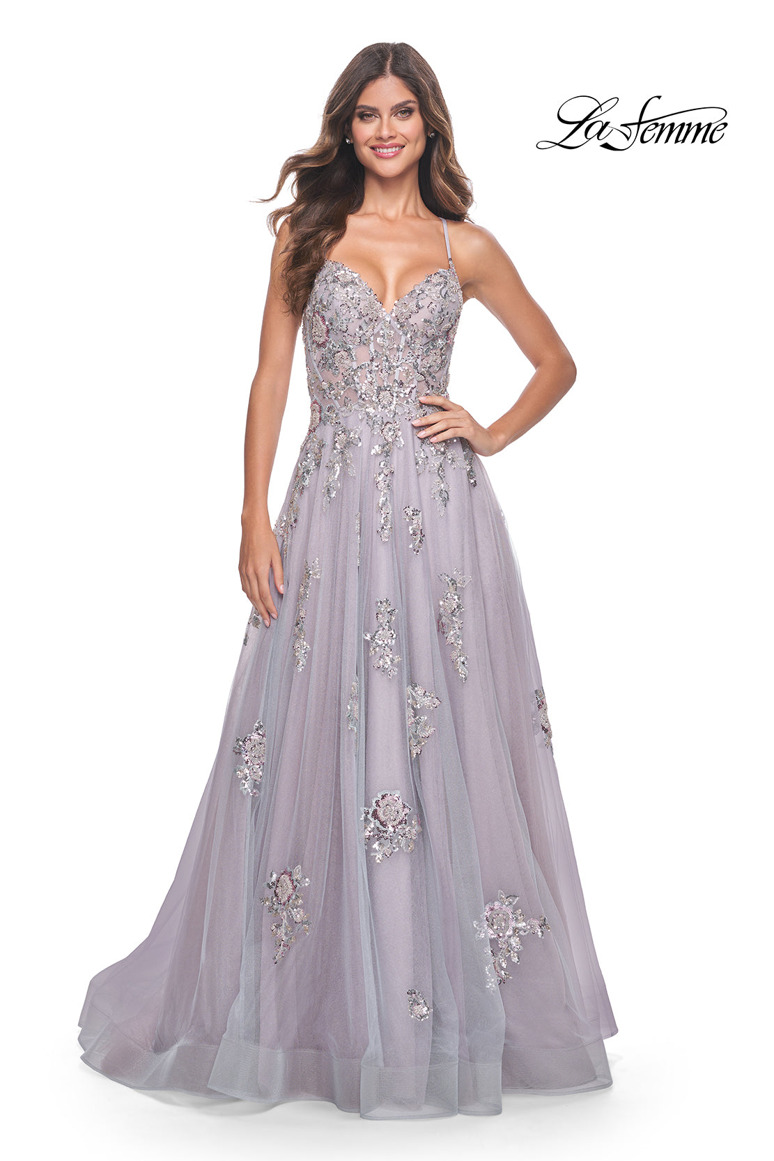 La Femme 32200_LavenderGray_F2