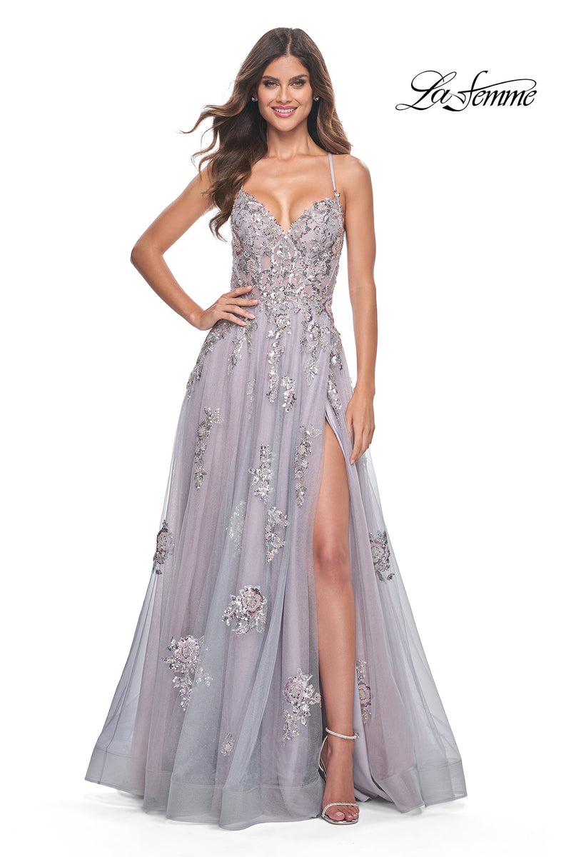 La Femme 32200_LavenderGray_F