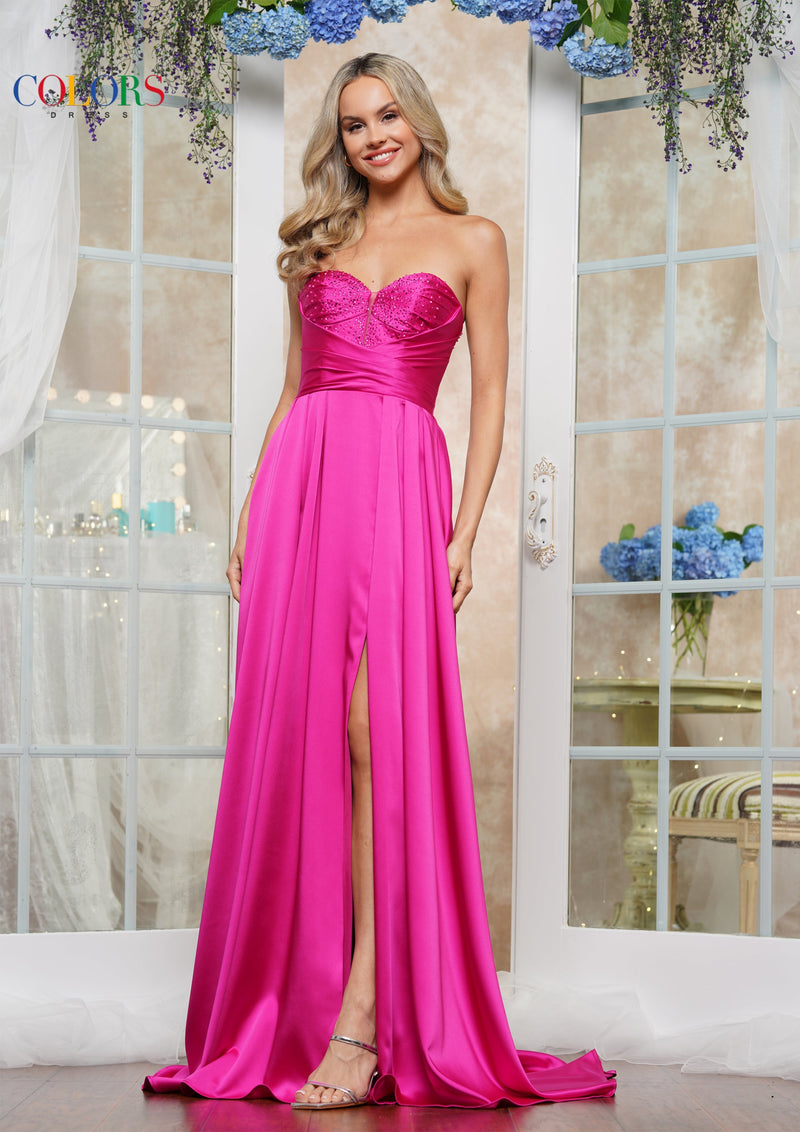 Colors Dress 3433_MAGENTA_3466