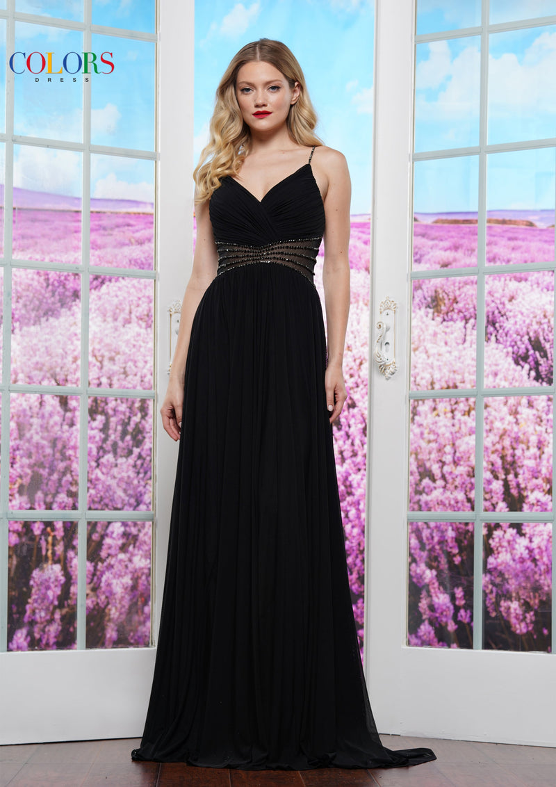 Colors Dress 3441_BLACK_FRONT