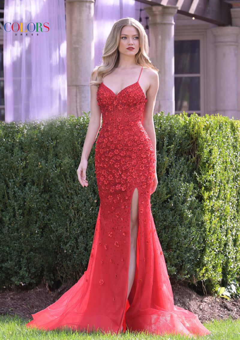 Colors Dress 3453_RED_176315