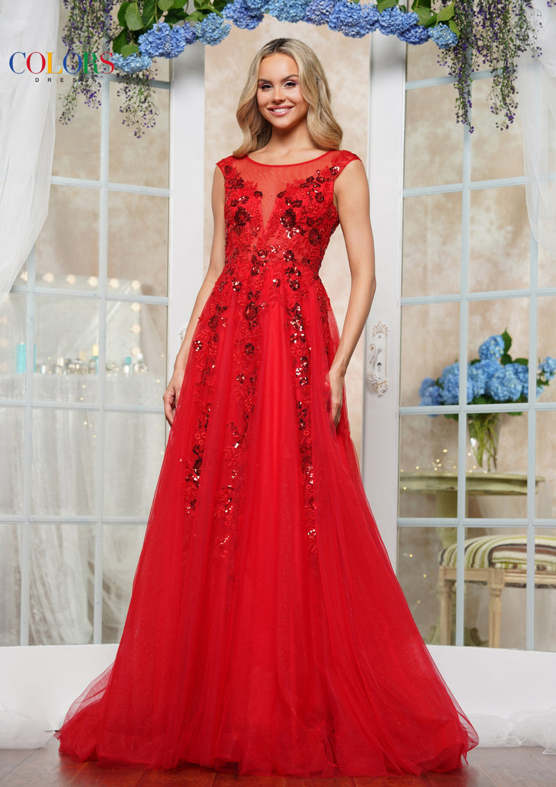 Colors Dress 3472_RED_5231