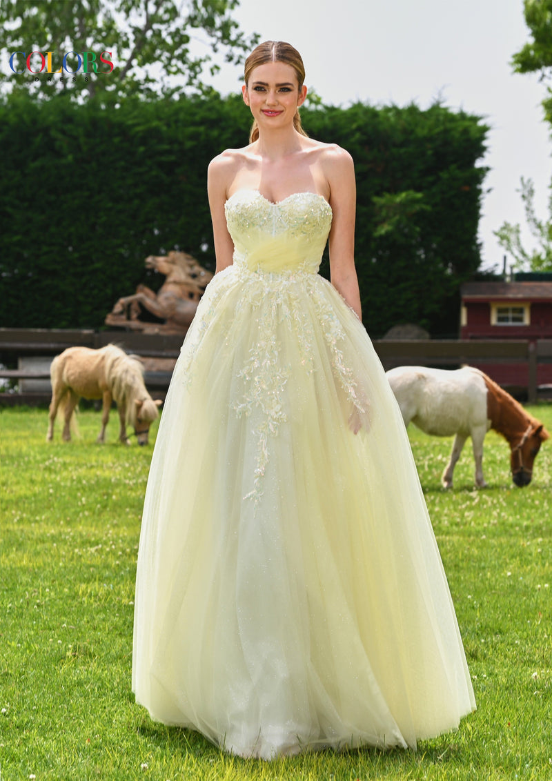 Colors Dress 3473_YELLOW_150464