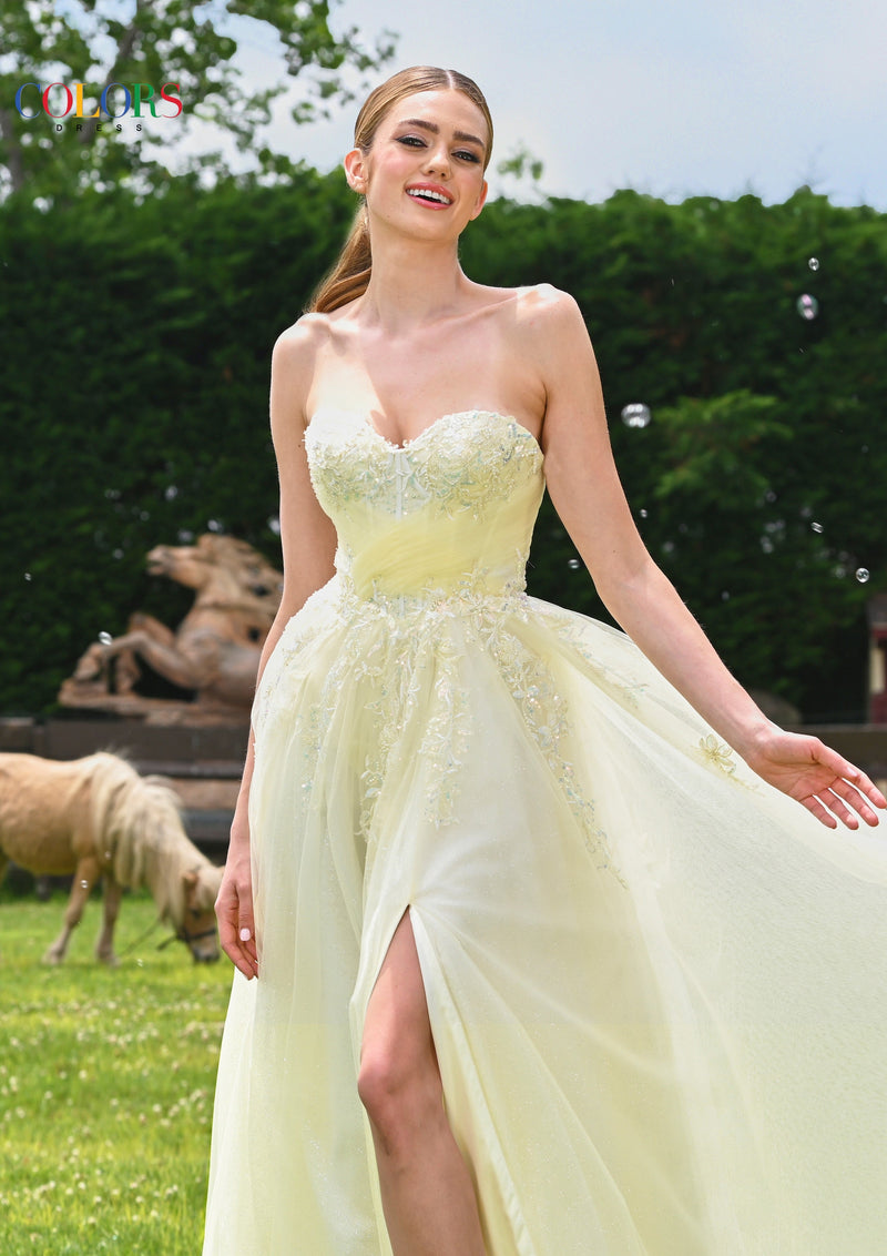 Colors Dress 3473_YELLOW_15470_CROP